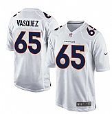 Nike Denver Broncos #65 Louis Vasquez 2016 White Men's Game Event Jersey,baseball caps,new era cap wholesale,wholesale hats